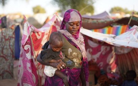 ‘All we want for Sudan is peace’ say children fleeing violence