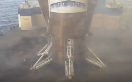Blue Origin Lands Booster After Rocket Launch and Matches SpaceX’s Feat