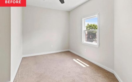 See How a Stager Used a Canopy Bed to Make This Small Bedroom Look 2x as Big