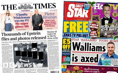 The Papers: 'Epstein files and photos released' and 'Walliams is axed'