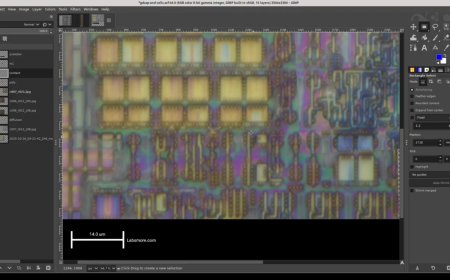 Decapsulating a PIC12F683 to Examine Its CMOS Implementation