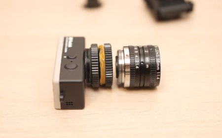 Attach a Full Size Lens to a Tiny Camera