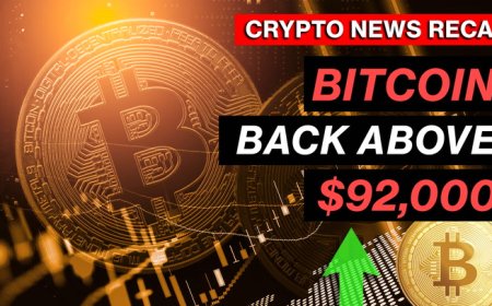 Bitcoin back above $92K, BlackRock bullish on a tokenized future, Kalshi raise $11B - Daily Crypto Recap