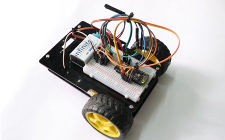 Two-Wheeled Arduino Robot Project for Beginners