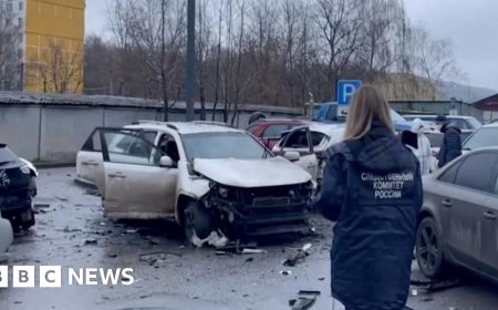 Russian general killed in explosion in Moscow, officials say