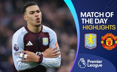 Stunning Rogers double secures Villa win over Man Utd