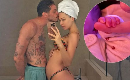 Pete Davidson & Elsie Hewitt Are ‘Over The Moon’ With New Baby Girl -- Details On Their ‘Whirlwind’ First Week As Parents!