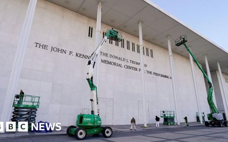 Democratic lawmaker sues to remove Trump's name from Kennedy Center