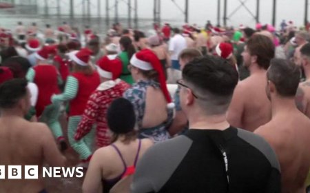 Some festive swims cancelled after wind warning