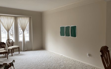 These Green Bookshelves Completely Transform This Living Room