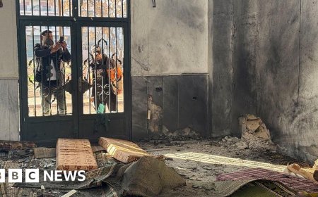 Blast at Syrian mosque during Friday prayers leaves at least eight dead