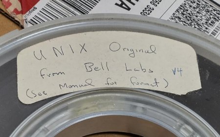 Only Known Copy of UNIX V4 Recovered From Tape