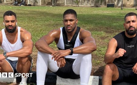 Tributes to Joshua team members after fatal crash as boxer 'stable'