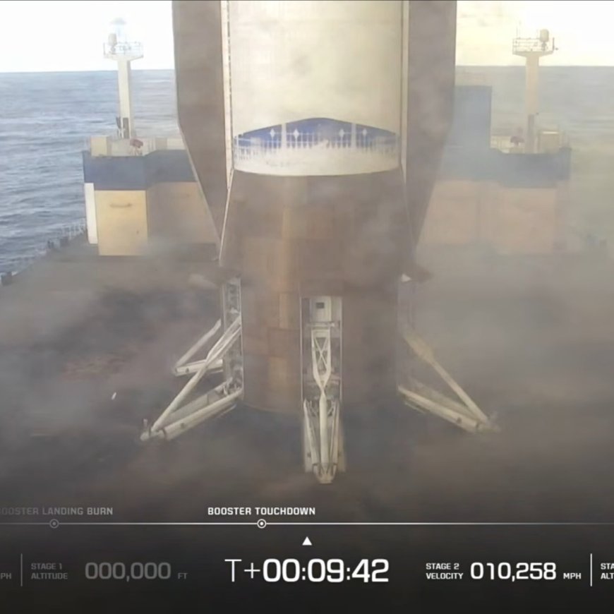 Blue Origin Lands Booster After Rocket Launch and Matches SpaceX’s Feat