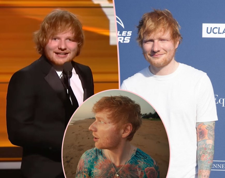 Ed Sheeran Is SHREDDED Showing Off Six-Pack After Dropping Over 30 Lbs! LOOK!