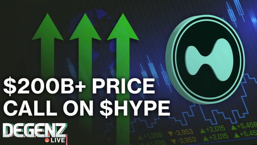 Big Day for Stablecoins! $200B+ price call on Hype! Rainbow Wallet interview