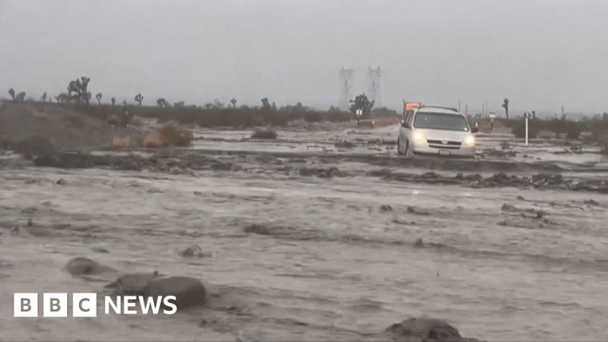 Watch: Mudslides, flooding and debris - storms batter southern California