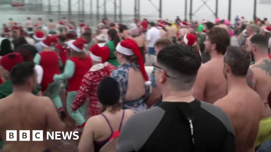 Some festive swims cancelled after wind warning