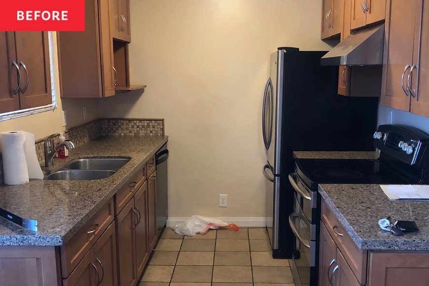 This “Nightmare” 2000s Kitchen Gets a Bright New Life — Same Layout