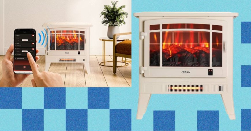 How a $200 Fake Fireplace From Home Depot Soothed My Soul