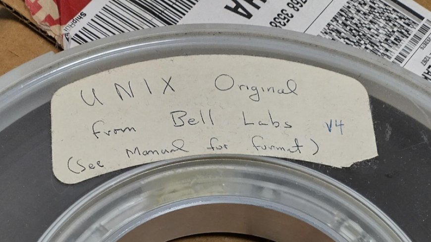 Only Known Copy of UNIX V4 Recovered From Tape