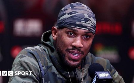 Joshua flies back to UK after Nigeria car crash