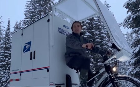 Sleeping Rough in Alaska with a USPS Cargo Bike