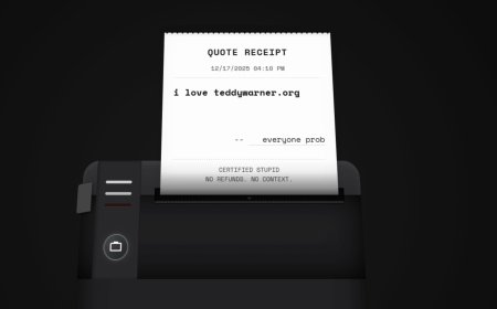 Quote Printer Keeps Receipts