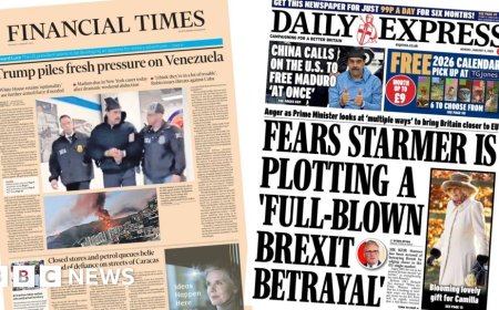 The Papers: 'Fresh pressure on Venezuela' and Starmer's 'Brexit betrayal'