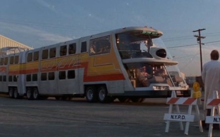 The Full-Sized 32-Wheeled, Articulated Bus Built for a 1976 Movie