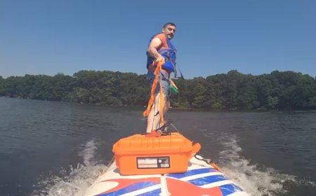 Old Windsurfers Become New Electric Surfboards