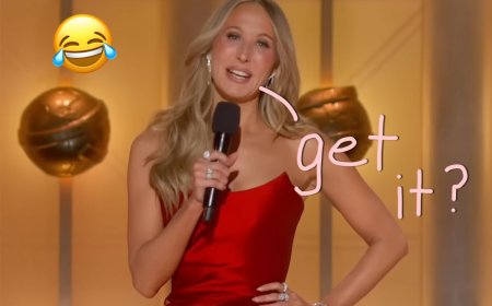 The SHOCKING Way CBS Execs Reacted To Nikki Glaser's ‘See BS’ Joke In Golden Globes Monologue!