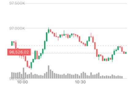 Bitcoin rallies past $97,000 as investors seek haven assets