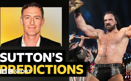 Sutton's predictions v WWE superstar Drew McIntyre