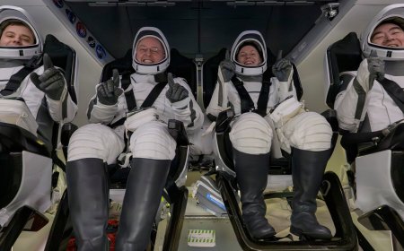 NASA Astronauts Return to Earth After Medical Evacuation From International Space Station