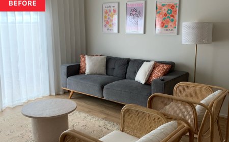 This “Blank” Living Room Got a Cozy, Colorful Makeover