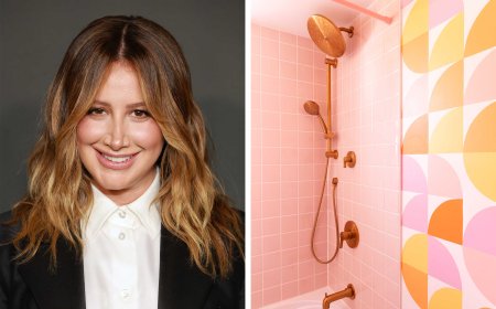 Ashley Tisdale Made This Mid-Century Bathroom Trend Feel So Modern