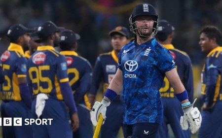 England spun out by Sri Lanka in first ODI