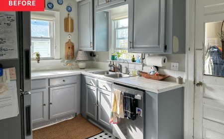 A “Gray Flip” Kitchen Got Its 100-Year-Old Vintage Charm Back (for $600!)