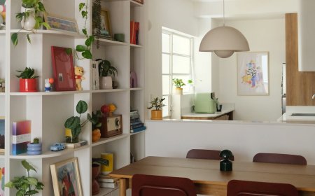 This Small Buenos Aires Apartment Was Transformed by a Curved, Custom Bookshelf