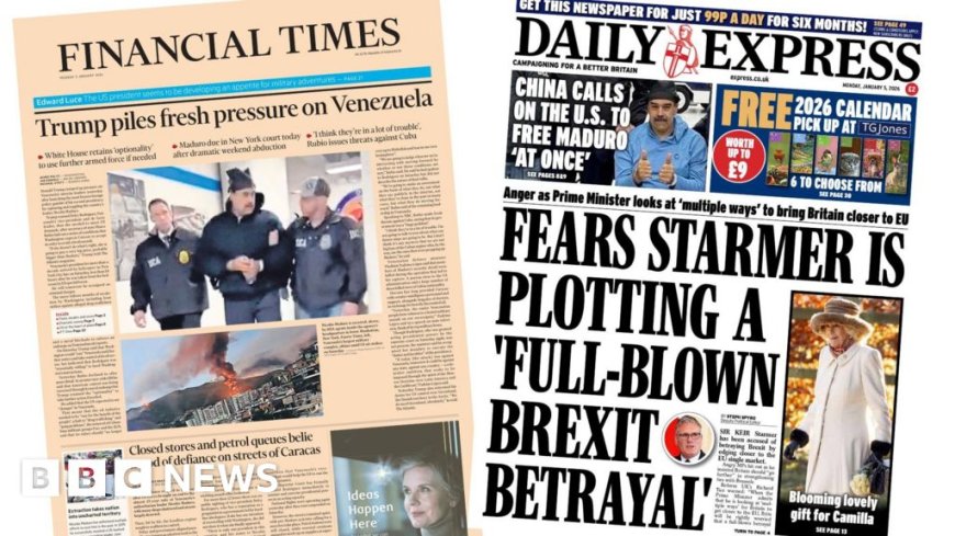 The Papers: 'Fresh pressure on Venezuela' and Starmer's 'Brexit betrayal'