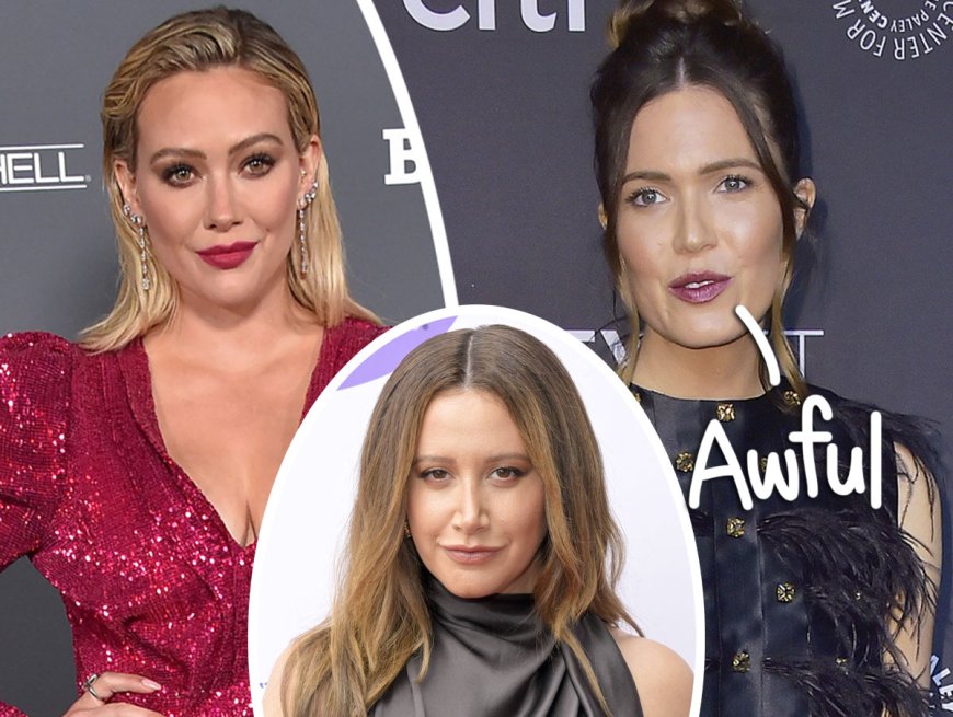 Hilary Duff & Mandy Moore 'Blindsided' By Ashley Tisdale Going Public With Mom Group Drama!