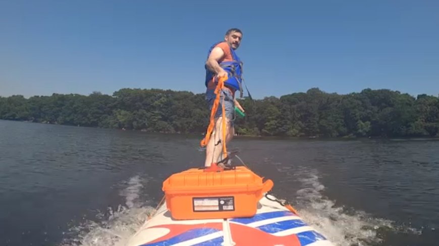 Old Windsurfers Become New Electric Surfboards