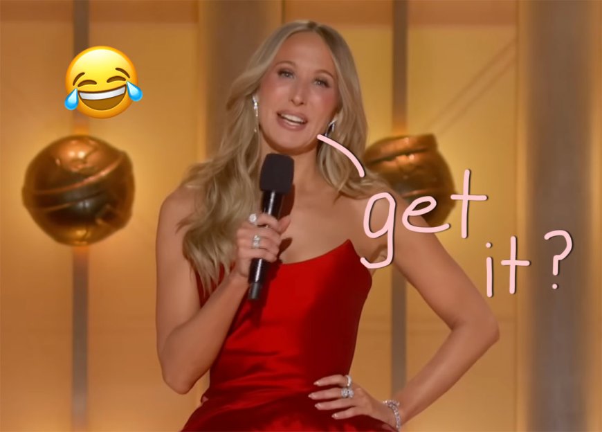 The SHOCKING Way CBS Execs Reacted To Nikki Glaser's ‘See BS’ Joke In Golden Globes Monologue!