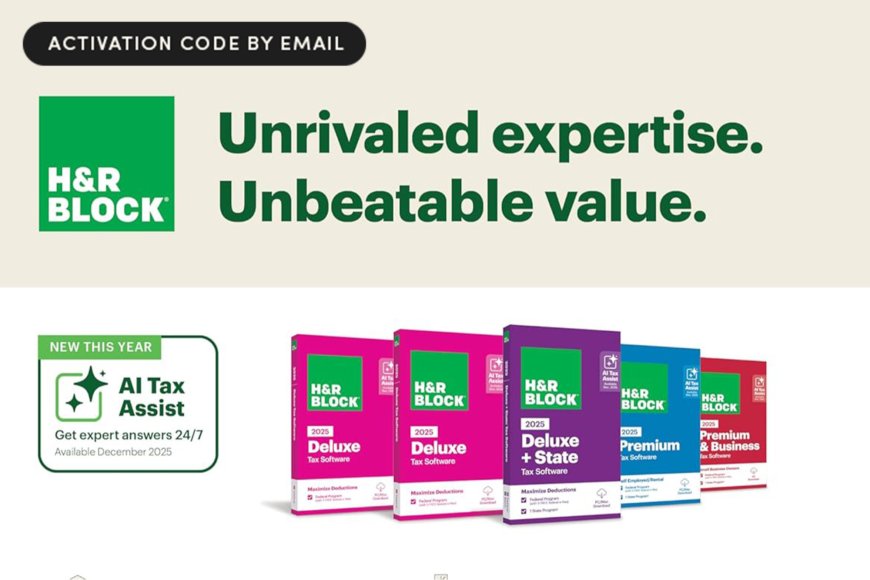 Make Tax Season a Strategic Win with This Deal on H&R Block Tax Software Deluxe