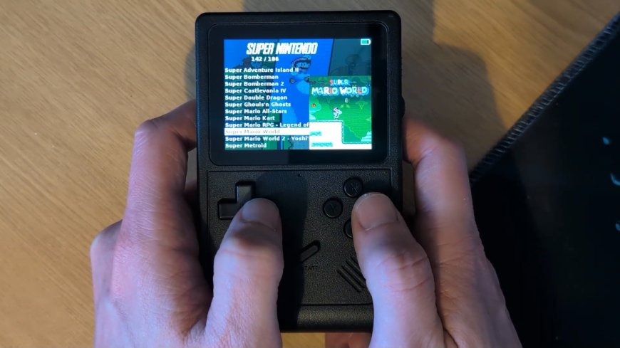ESP32-P4 Powers Retro Handheld after a Transplant