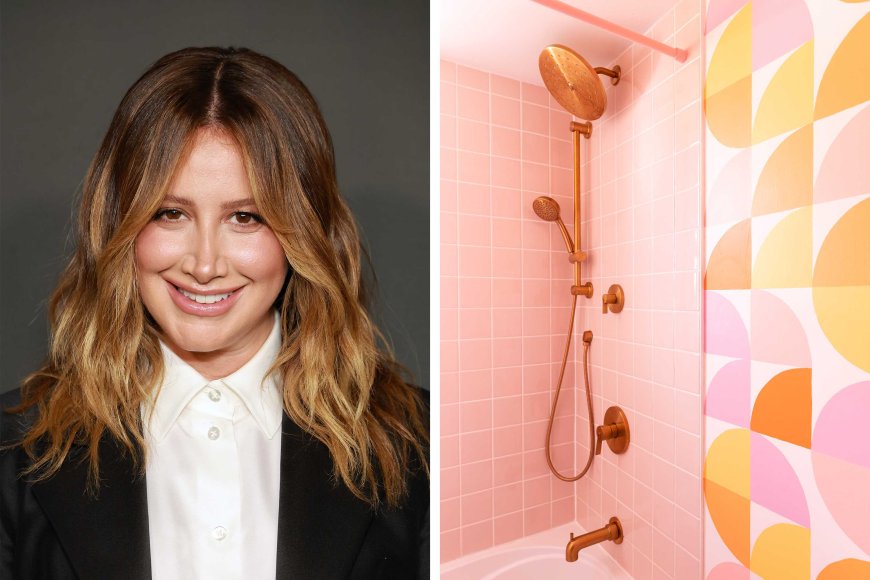 Ashley Tisdale Made This Mid-Century Bathroom Trend Feel So Modern
