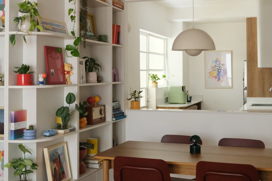 This Small Buenos Aires Apartment Was Transformed by a Curved, Custom Bookshelf
