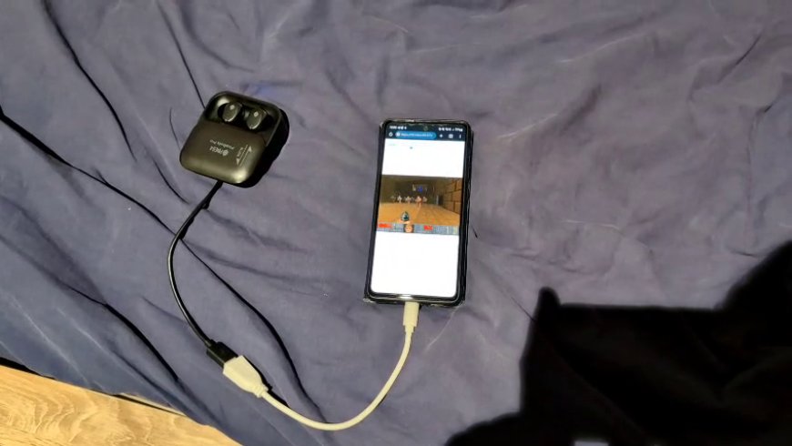 Running DOOM on Earbuds