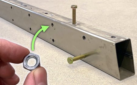 Welding Nuts Inside Metal Tubes, Painlessly